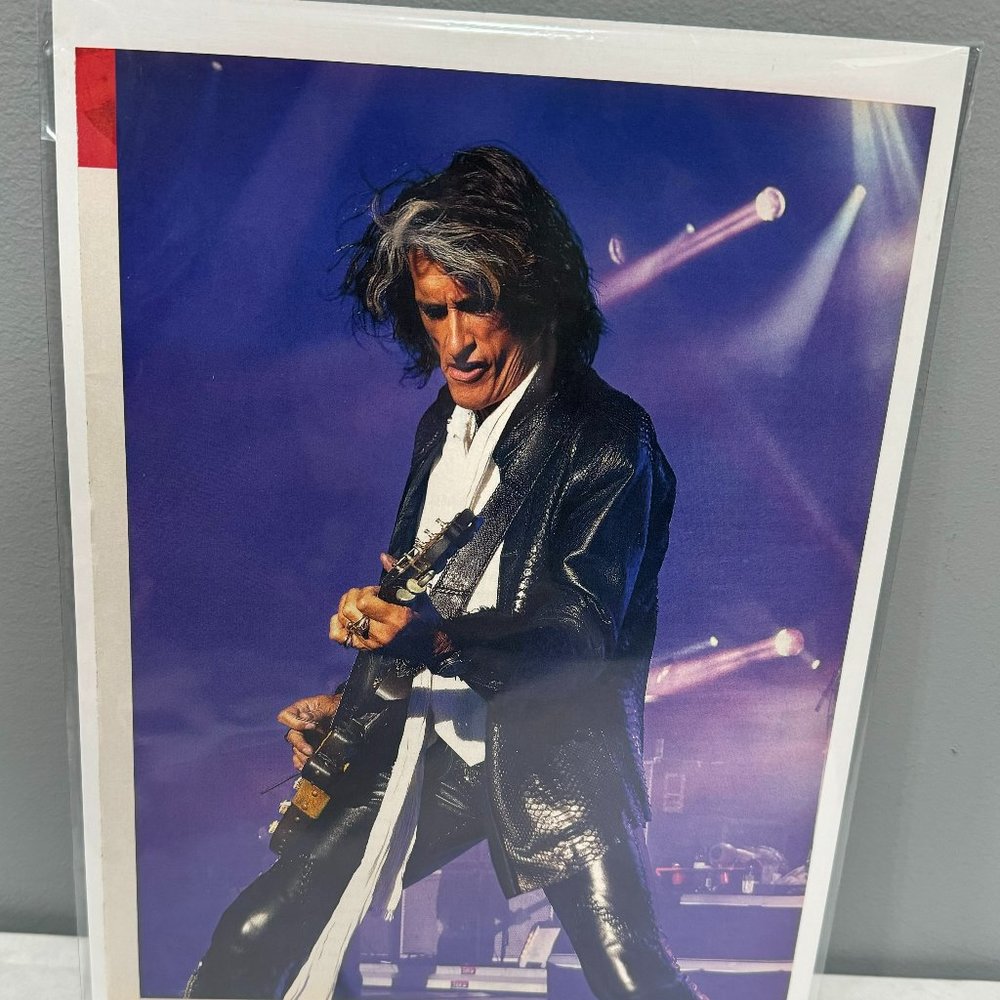 Joe Perry of Aerosmith - Music Print Ad Photo - 2010